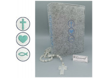 Stickdatei - Glaube Liebe Hoffnung Relief